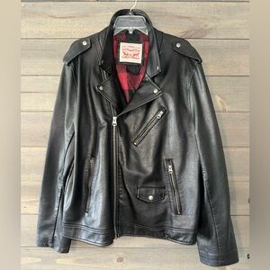 LEVI STRAUSS Black Biker Jacket
